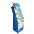 Pop Paper Display Shelf, Corrugated Cardboard Display Rack